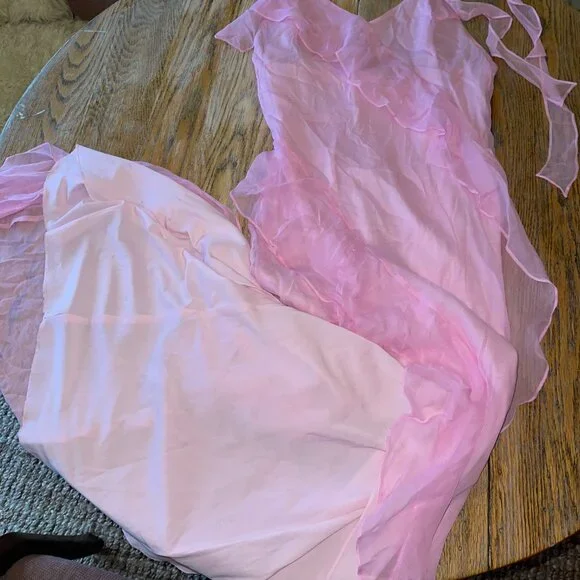 Amanda Uprichard X Revolve Cassilda Gown in Baby Pink/no flaws/